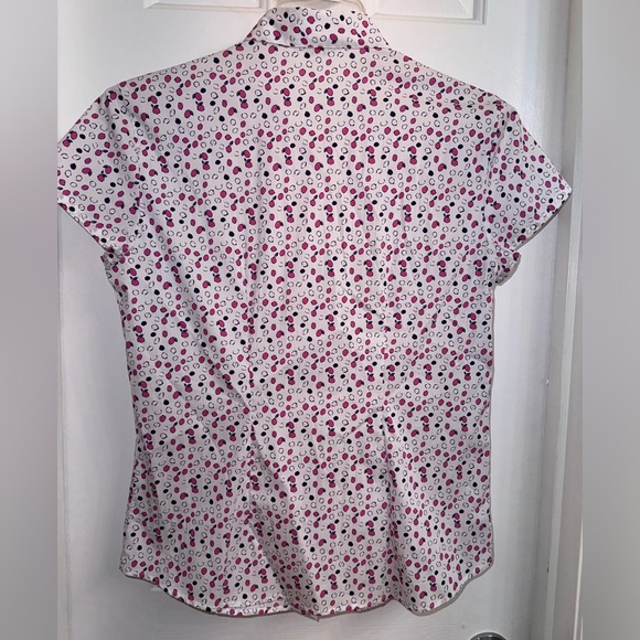 Amina Rubinacci Made in Italy, Signature blend, cap sleeves, button up Blouse - Picture 7 of 12